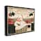 Stupell Industries Home is in the Kitchen with Happy Chef Illustration Canvas Wall Art